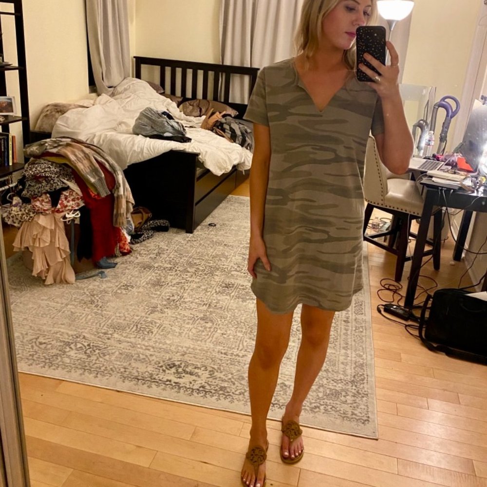 Z Supply Camo T-Shirt Dress
